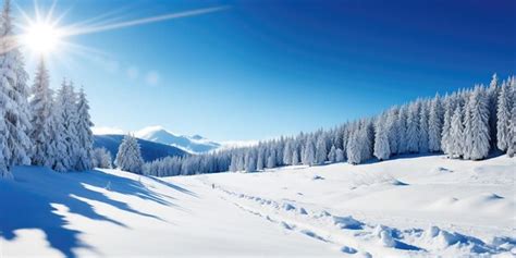 Premium AI Image Fantastic Winter Landscape