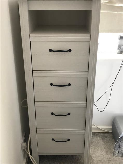 Ikea Hemnes White Tall Chest Of Drawers In Southsea Hampshire Gumtree