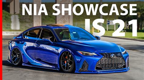 NIA Showcase Ultrasonic Blue Lexus IS350 F Sport 2021 Sonic Is350