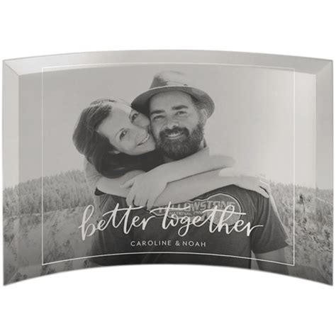 Better Together Border Curved Glass Print Home Decor Shutterfly