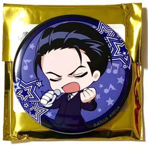 PERSONA 5 TACTICA Toshiro Kasukabe Tin Badge Button P5T X Manekineko