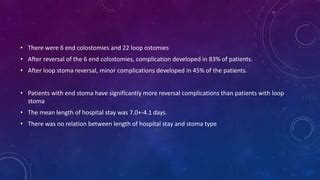 Reversal of Stoma in case of open abdomen management | PPT