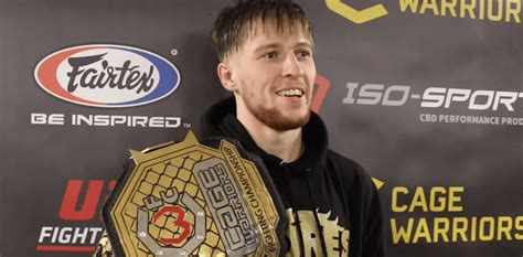 Ufc Signs Cage Warriors Bantamweight Champ Jack Shore Fighters Only