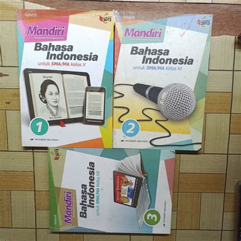 Jual BUKU BEKAS ORIGINAL MANDIRI BAHASA INDONESIA KELAS 1 2 3 X XI XII