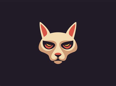 Mad Cat Logo By Lucian Radu On Dribbble