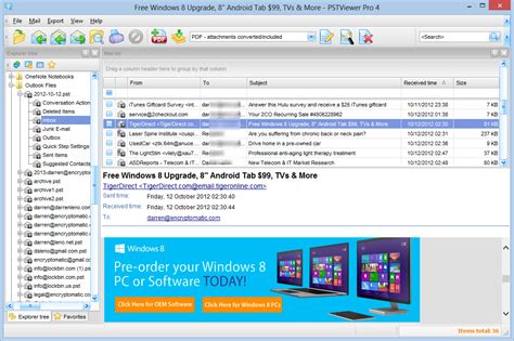 Outlook Alternative: Viewing MS Outlook .PST Files With Pst Viewer Pro ...