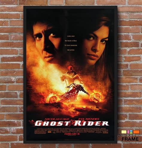 Quadro P Ster Filme O Motoqueiro Fantasma M X Elo