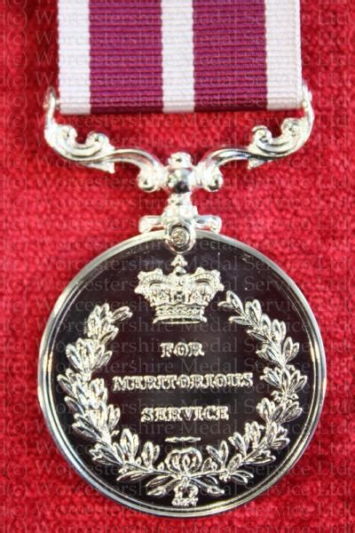 Worcestershire Medal Service Meritorious Service Medal Gvi Coinage