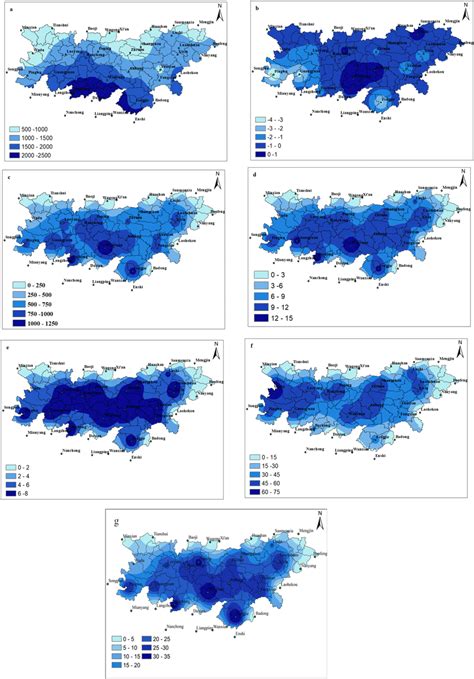 Spatial Distribution Patterns Of The Annual Precipitation And Extreme