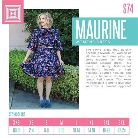 Lularoe Maurine Dress Size Chart See Our Current Collection Here