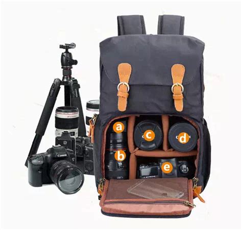 Waterproof Camera Backpack With Tripod Holder For Travel Hiking – Luke Case