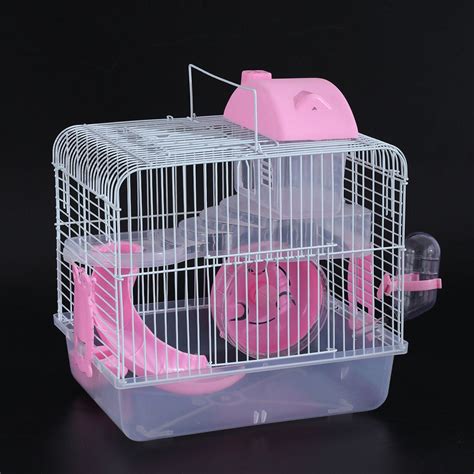 Double Layer Rat Cage Hamster Cage Rat Wire Cage Large Space Dwarf Hamsters Cage - Walmart.com