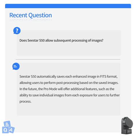 Seestar On Twitter Q A Does Seestar S Allow Subsequent Processing