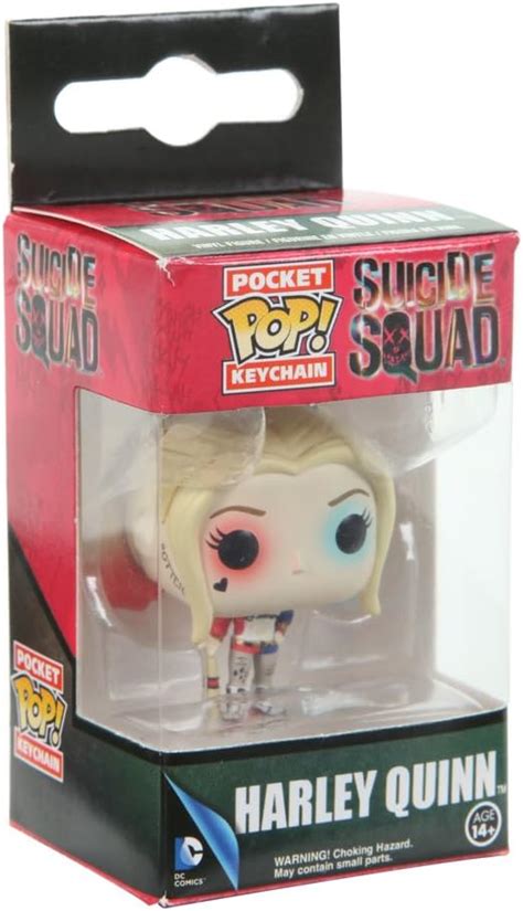 Chaveiro Harley Quinn Esquadrão Suicida Pocket Pop Funko Amazon