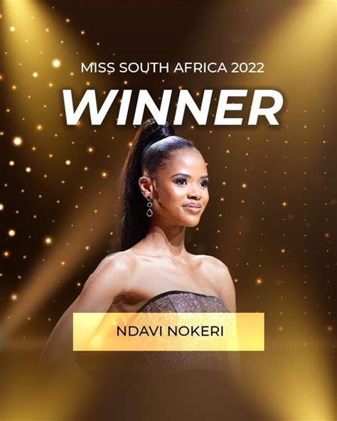 Ndavi Nokeri Crowned Miss South Africa 2022 Sabc News Breaking News Special Reports World