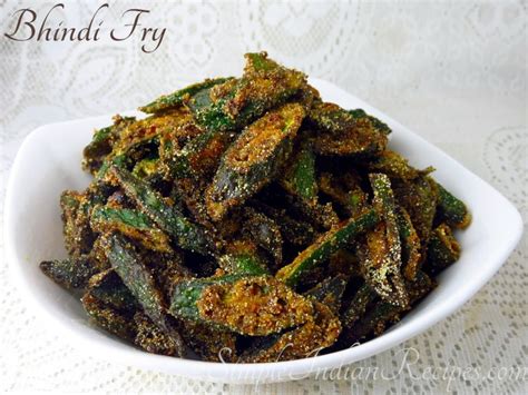 Kurkuri Bhindi Fry - Crispy Okra Fry | Simple Indian Recipes