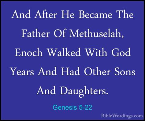 Genesis 5 Holy Bible English