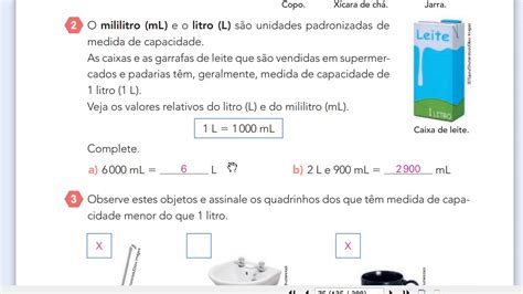 Medidas De Capacidades Atividades