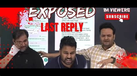 Physics Wallah Exposed Why Teachers Leaving Pw Last Reply Tarun Sir Crying Support Sankalp