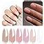 Vishine Pcs Jelly Nude Pink Milky White Rose Gel Nail Polish Set Sheer