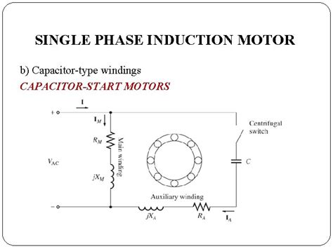 Circuit Diagram For Single Phase Induction Motor Circuit Diagram