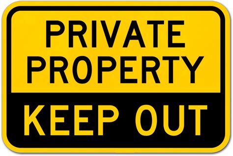 Private Property Keep Out Sign - Get 10% Off Now