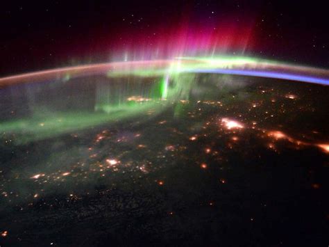 Astronomia Astronauta da Nasa clica aurora boreal do espaço