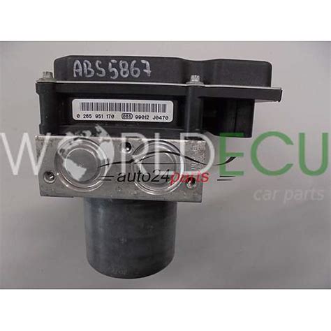 POMPE HYDRAULIQUE ET CALCULATEUR D ABS AUDI VOLKSWAGEN BOSCH 0 265 236