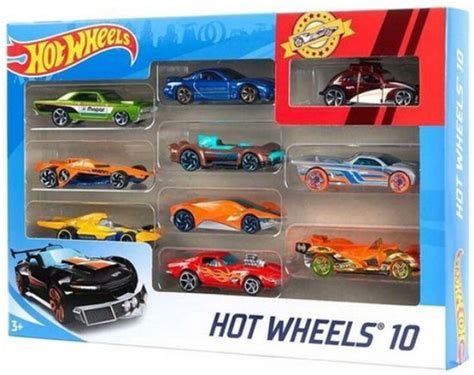Hot Wheels Cadeauset Met 10 Auto S 10 Pack Speelgoedvoertuig Bol