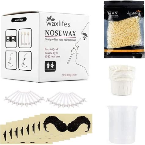 Kits D épilation À La Cire Nez Nose Wax 100g Kit Cire Ensemble