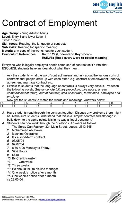 How To Draw Up A Contract Of Employment - Rowwhole3