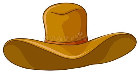 Australian Wide Brimmed Hat Stock Vector Illustration Of Wide Cover