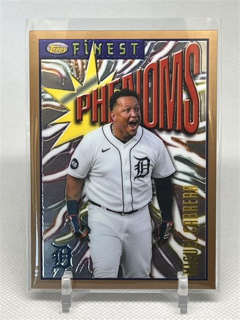 2023 Topps Finest Flashbacks Miguel Cabrera 58 P13 Common Finest