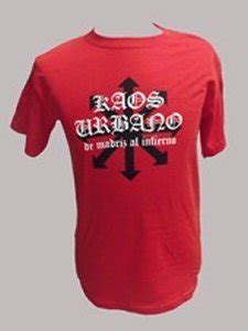 CAMISETA KAOS URBANO SIMBOLO KAOS ROJA CHICO Potencial Hardcore