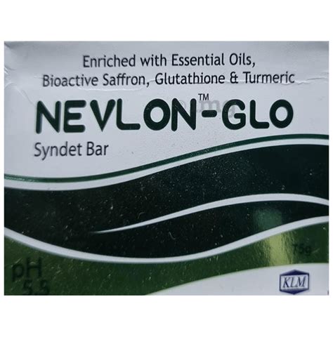 Nevlon Glo Syndet Bar Buy Packet Of Gm Soap At Best Price In