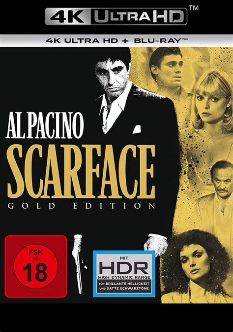 Scarface 4K Ultra HD Blu Ray Blu Ray Gold Edition 4K Ultra HD