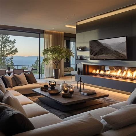 How To Balance TV And Fireplace In Your Living Room Decor 333 Images