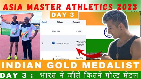 Gold Medalist Nd Asian Master Athletics Championships