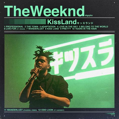 The Weeknd Kiss Land Poster 2yr · Regularshow99 · R Freshalbumart Ivory Pirate