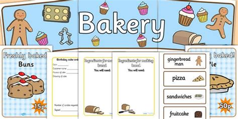 Bakery Role Play Pack | Bakery, Roleplay, Play