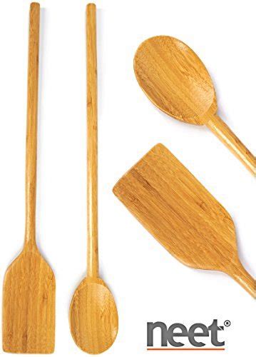 Buy Neet Extra Long Wooden Spoon And Spatula 16 Inch 100 Natural