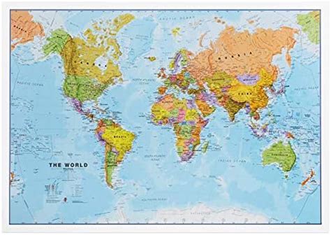 Buy Maps International Giant World Map Mega Map Of The World 46 X