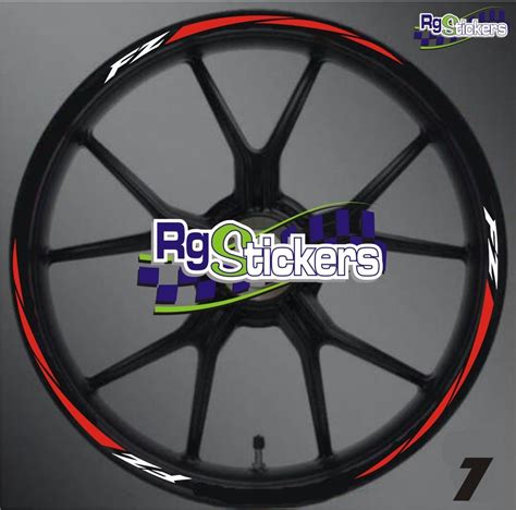 Calcomanias Stickers Para Rines Moto Auto Mod Envio Gratis