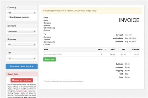 16 Free Invoice Creators Generators Inspirationfeed