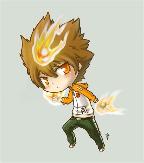 Tsuna Chibi Khr Reborn Katekyo Hitman Chibi Hitman Reborn