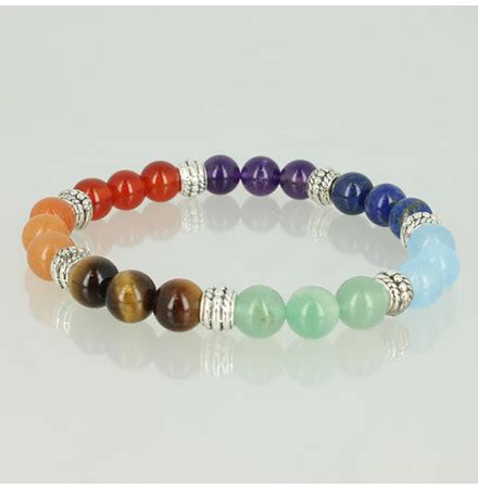 Bracelet Chakra En Perle De Pierre Naturelle Minerals Store Design