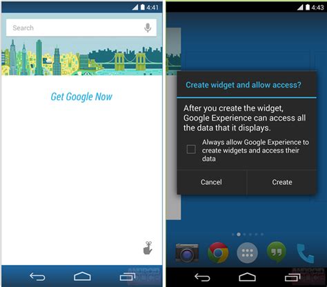 Android Kitkat To Include A New Google Experience Launcher