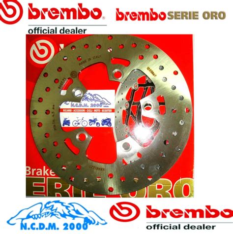 Brembo 68B40771 Rear Fixed Brake Disc Gold Series Kymco Downtown 300