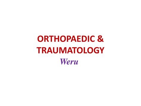 Solution Introduction To Orthopaedic Surgery Studypool