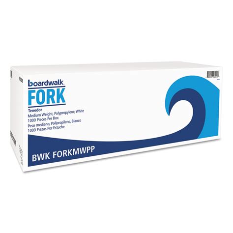 Bwkforkmwpp Boardwalk Forkmwpp Mediumweight Polypropylene Cutlery